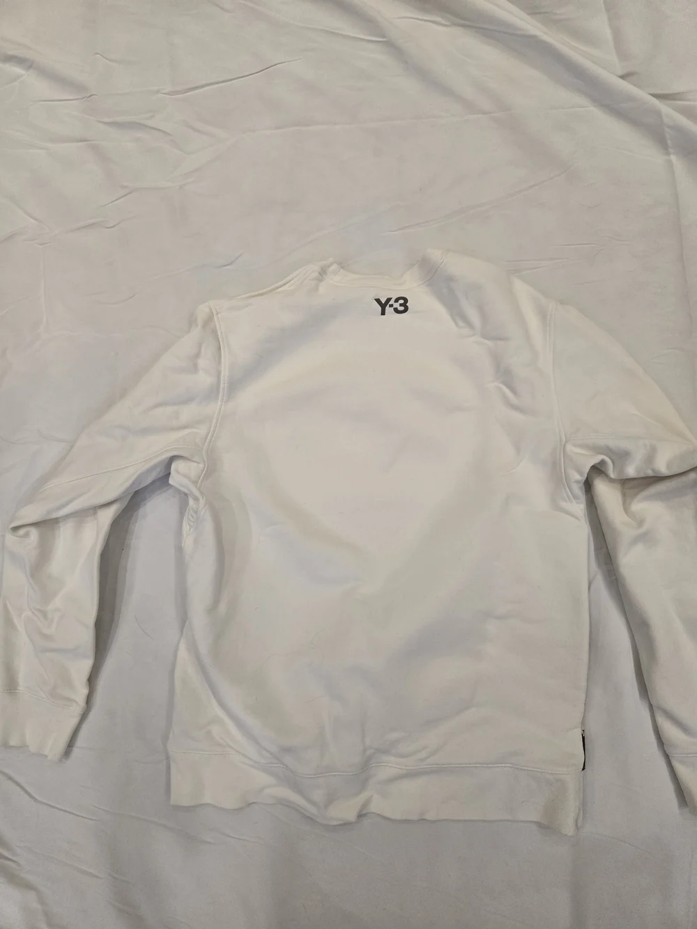Adidas Y-3 White Graphic Sweatshirt